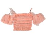 LACE&BEADS Bluzka Damska Różowa L - zdjęcie 2