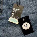 PRIMARK Spódnica Damska Niebieska Denim S - zdjęcie 3