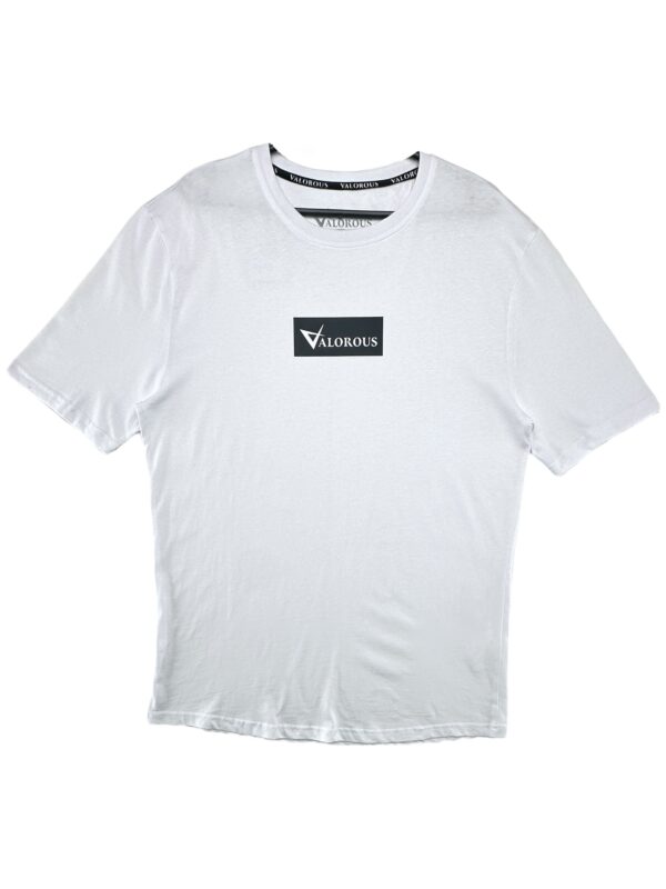 VALOROUS Koszulka Męska Biała XL