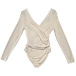 TOPSHOP Body Damskie Beżowe M - zdjęcie 1