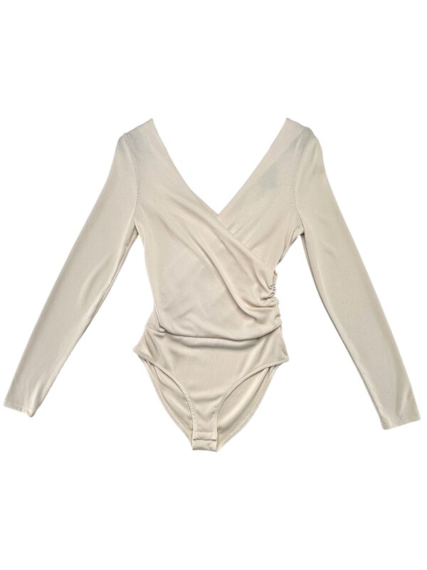 TOPSHOP Body Damskie Beżowe M