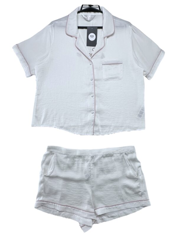 LOVE TO LOUNGE Piżama Damska Biała M KOMPLET