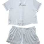 LOVE TO LOUNGE Piżama Damska Biała M KOMPLET - zdjęcie 2