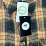 THANKS Koszula Damska Beżowa Kratka XXL - zdjęcie 3