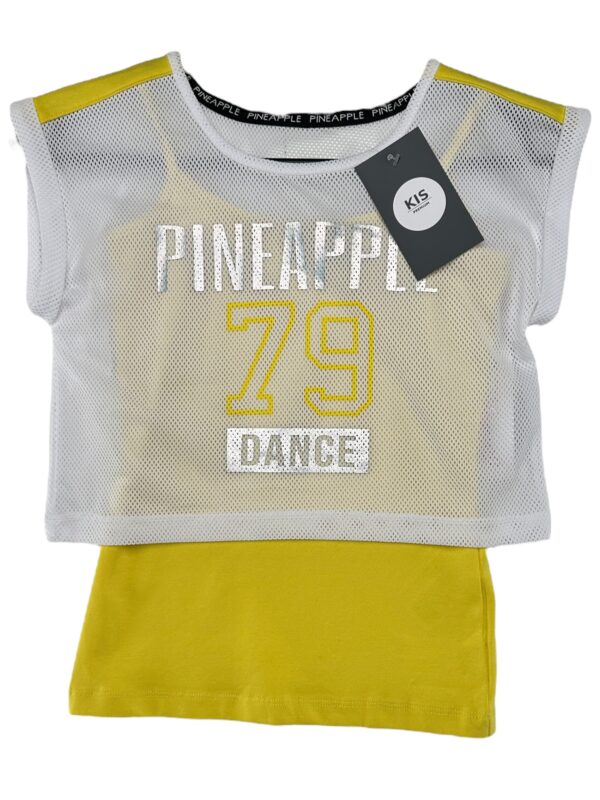 PINEAPPLE Koszulka Dziecięca Żółta 113