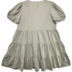 ZARA Sukienka Damska Beżowa S Len - zdjęcie 2