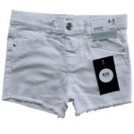 PRIMARK Szorty Dziecięce Białe 110 - zdjęcie 1