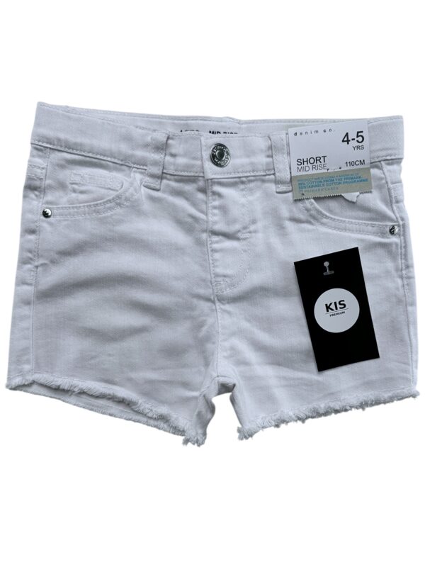 PRIMARK Szorty Dziecięce Białe 110