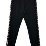 Spodnie Damskie Czarne Zwierzęcy XL - zdjęcie 2