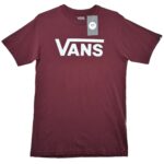 VANS Koszulka Męska Bordowa S - zdjęcie 1