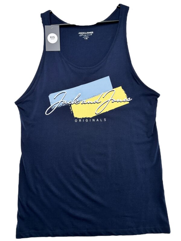 JACK&JONES Koszulka Męska Niebieska M
