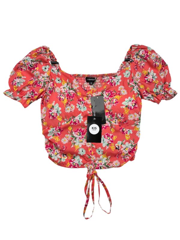 CHEMIATRY Bluzka Damska Różowa Kwiaty M