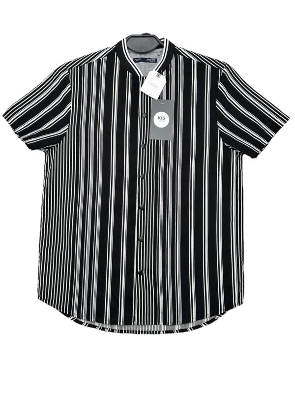 NEXT Koszula Dziecięce Czarna w Paski 146