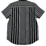 NEXT Koszula Dziecięce Czarna w Paski 146 - zdjęcie 2