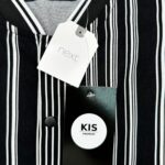 NEXT Koszula Dziecięce Czarna w Paski 146 - zdjęcie 3