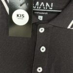 BOOHOOMAN Koszulka Polo Męska Czarna L - zdjęcie 3