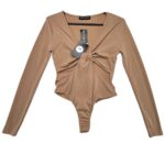 SELECT Body Damskie Beżowe S Poliester - zdjęcie 1