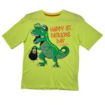 DUNNES STORES Koszulka Dziecięca Zielona Print 119 - zdjęcie 1