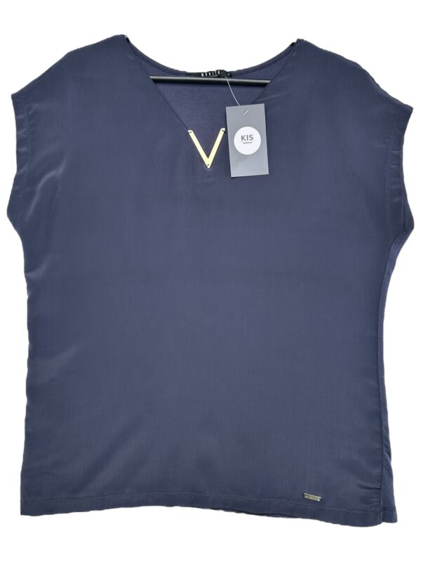 Bluzka Damska Niebieska M