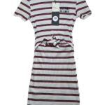 BERSHKA Sukienka Damska Biała Paski S - zdjęcie 1