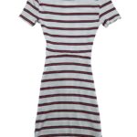 BERSHKA Sukienka Damska Biała Paski S - zdjęcie 2