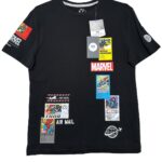 F&F Koszulka Dziecięce Czarna Marvel 140 - zdjęcie 1