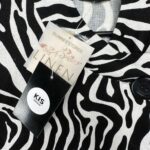 DUNNES STORES Marynarka Damska Czarna Wzór M Len - zdjęcie 3