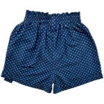 QED LONDON Szorty Damskie Niebieskie w Groszki S - zdjęcie 2