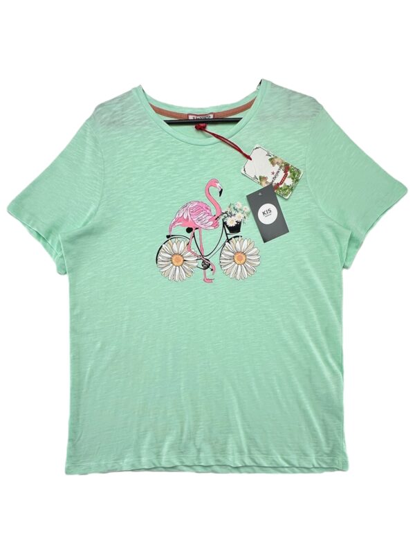 JOE BROWNS Koszulka Damska Zielona Flaming XXL