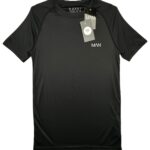 BOOHOOMAN Koszulka Męska Czarna XS - zdjęcie 1