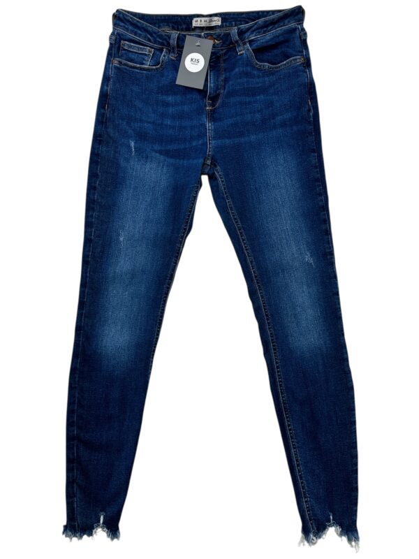 DENIM CO Jeansy Damskie Niebieskie L