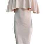 BOOHOO Sukienka Damska Beżowa L - zdjęcie 1