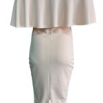 BOOHOO Sukienka Damska Beżowa L - zdjęcie 2