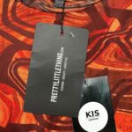 PRETTYLITTLETHING Sukienka Damska Pomarańczowa L Poliester - zdjęcie 3