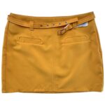 BERSHKA Spódnica Damska Żółta M - zdjęcie 1