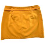 BERSHKA Spódnica Damska Żółta M - zdjęcie 2