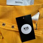 BERSHKA Spódnica Damska Żółta M - zdjęcie 3