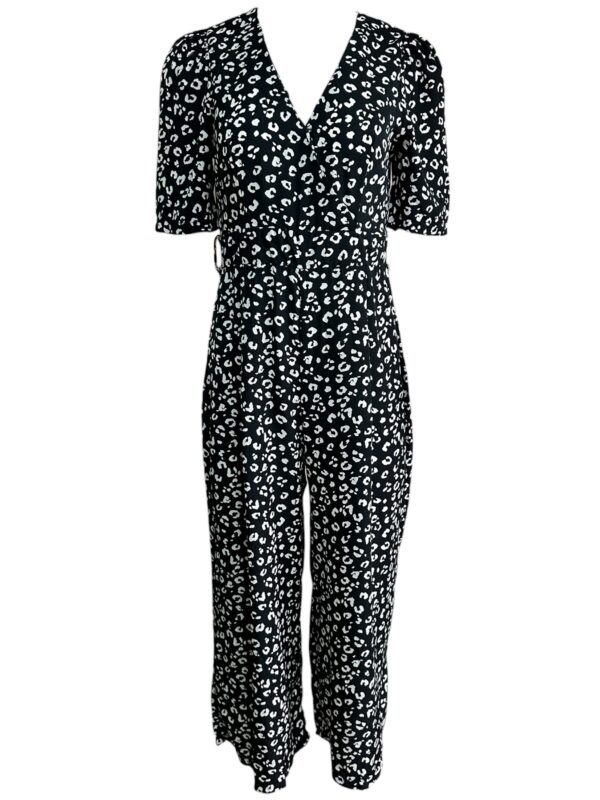 BRAVE SOUL Kombinezon Damski Czarny Wzorzysty M