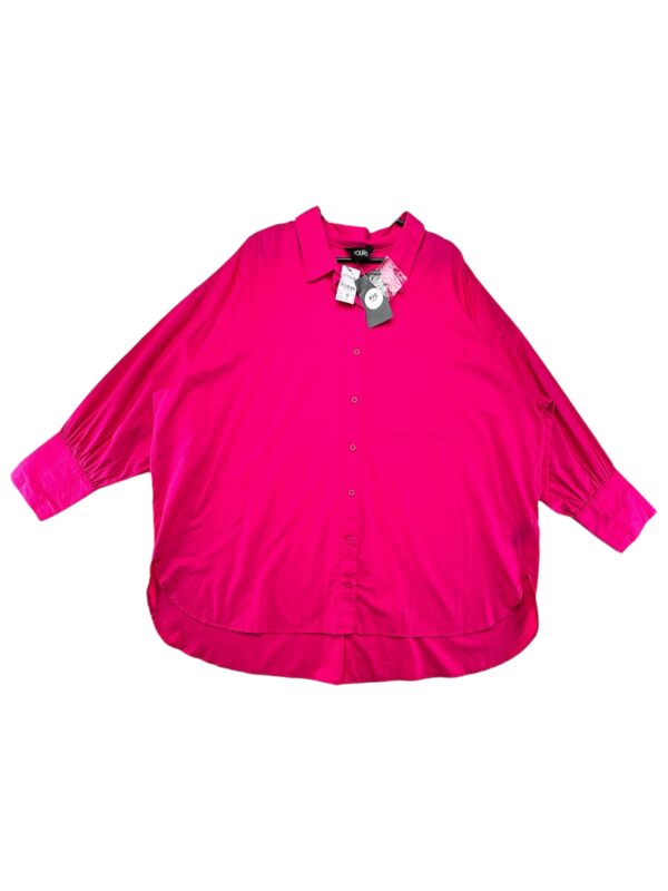 YOURS Koszula Damska Różowa 4XL