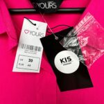 YOURS Koszula Damska Różowa 4XL - zdjęcie 3