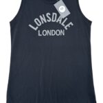LONSDALE LONDON Koszulka Męska Czarna L - zdjęcie 1