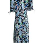 HOBBS Sukienka Damska Wielokolorowa Wzór L - zdjęcie 2