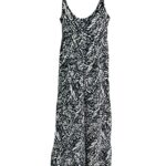 PRIMARK Sukienka Damska Czarna Roślinny L - zdjęcie 2