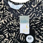 PRIMARK Sukienka Damska Czarna Roślinny L - zdjęcie 3