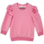 SAVIDA Bluza Damska Różowa Wzorzysta S - zdjęcie 1