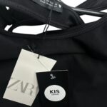 ZARA Body Damskie Czarne S - zdjęcie 3