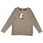 S.OLIVER Bluzka Damska Beżowa Paski 3XL - zdjęcie 1