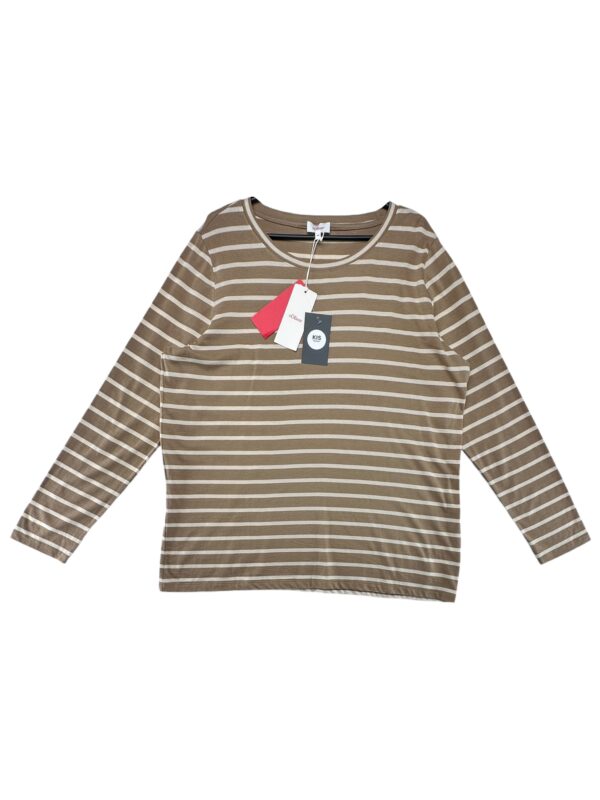 S.OLIVER Bluzka Damska Beżowa Paski 3XL