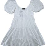 PRIMARK Sukienka Damska Biała Haft M - zdjęcie 1