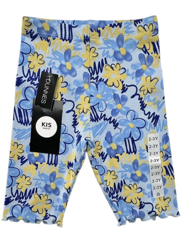 DUNNES STORES Legginsy Dziecięce Niebieskie Wzorzyste 98